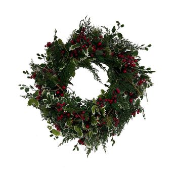 Guirlanda Decorada Vermelha e Verde